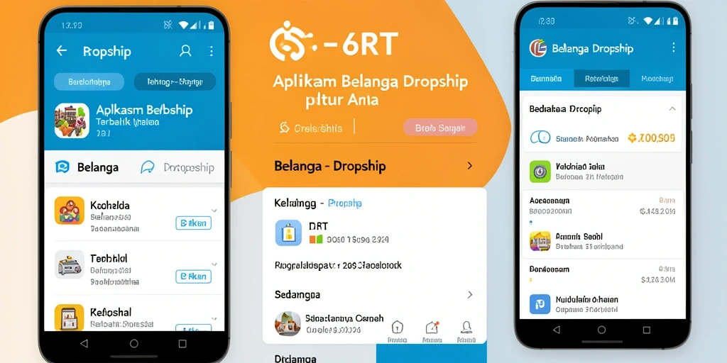 Antarmuka 6RT yang sederhana dan fungsional untuk kebutuhan belanja Dropship.