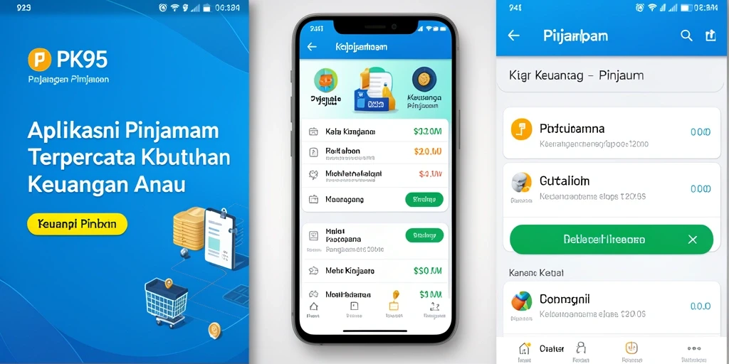 Tampilan antarmuka aplikasi PK95 yang mudah digunakan.